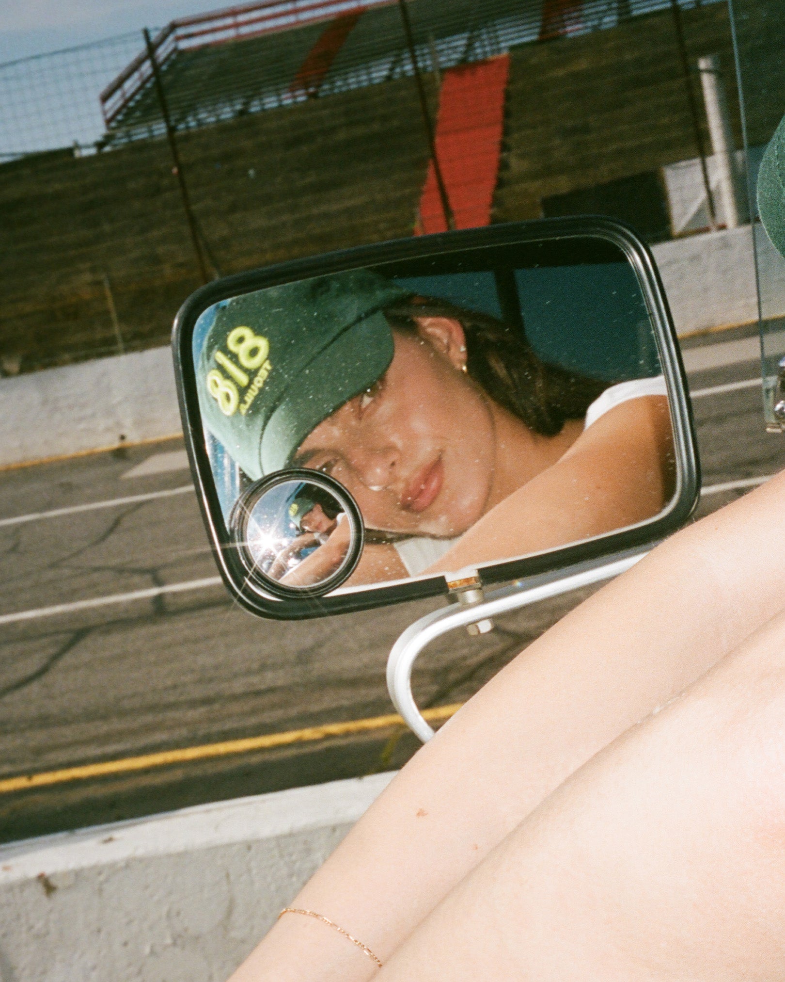 Toni in 818 Dad Hat