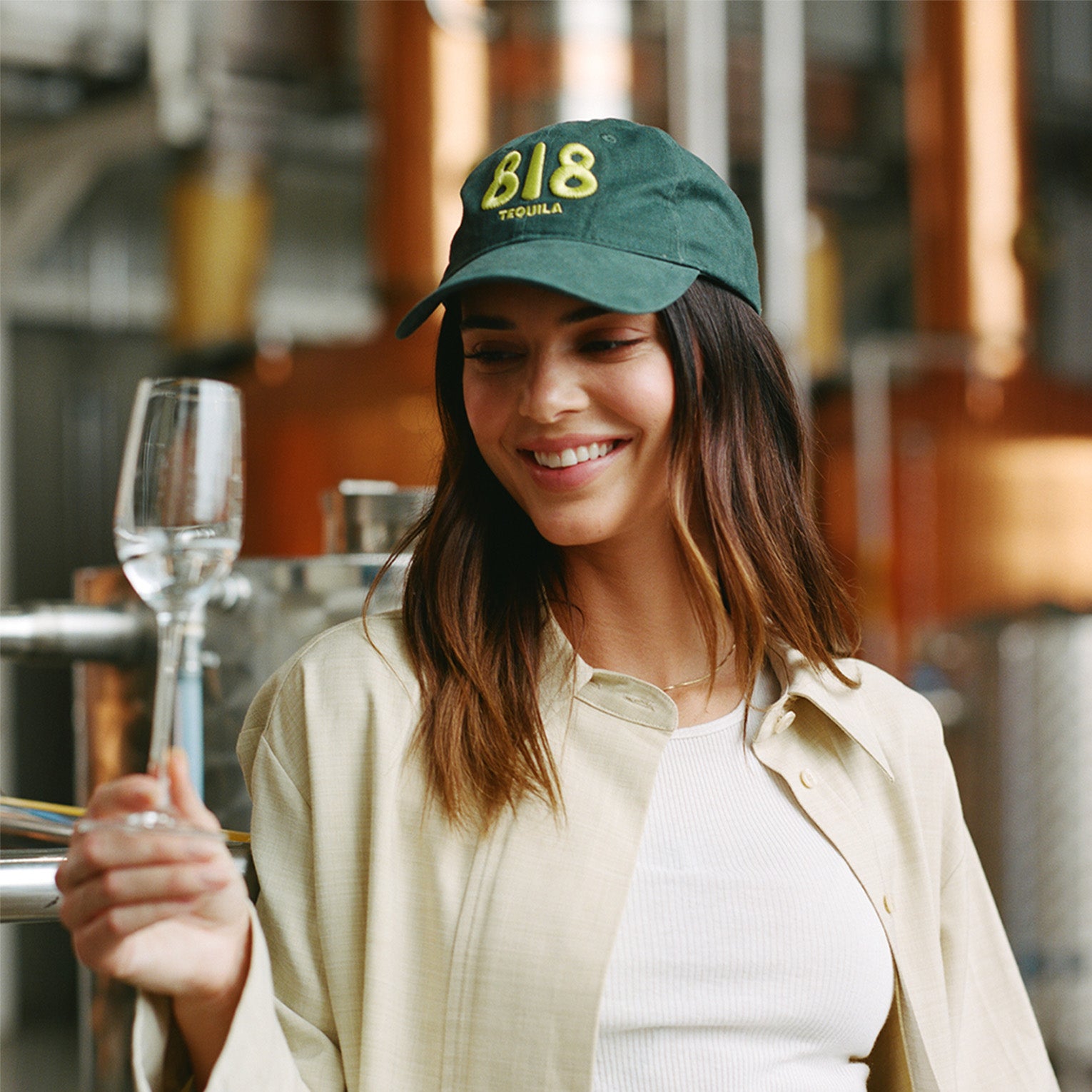 Kendall Jenner wearing the 818 Dad hat