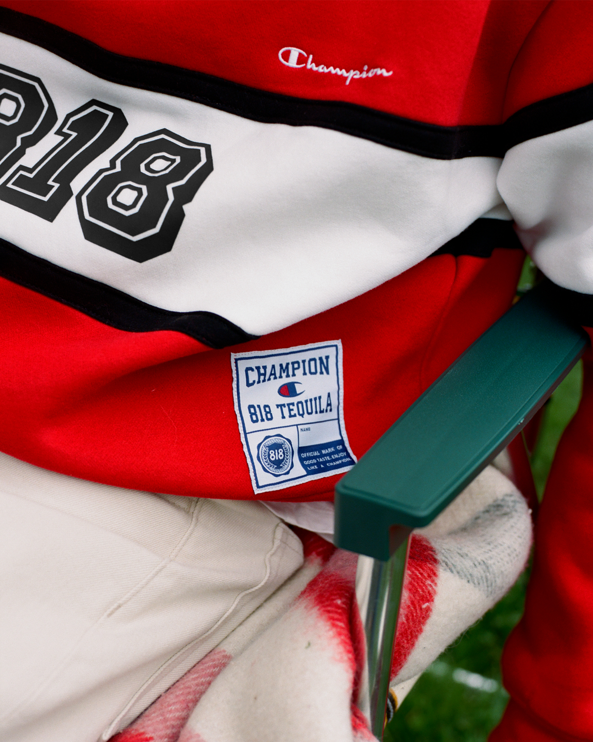 RED & BLACK TAILGATE CREWNECK