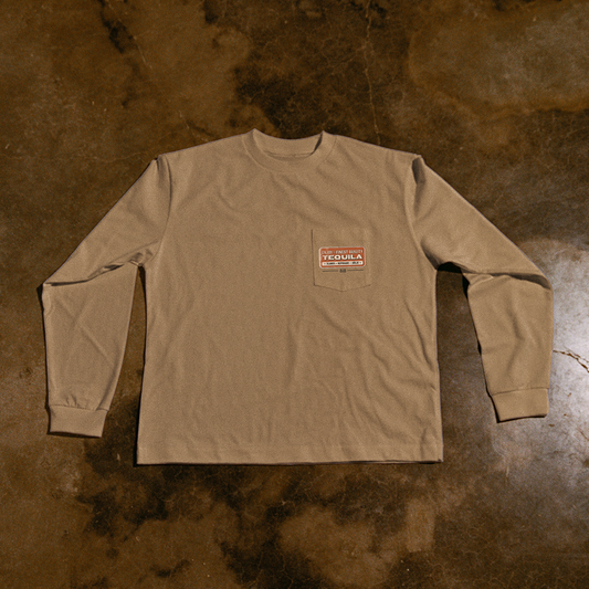 FINEST QUALITY TEQUILA POCKET LONG SLEEVE TEE